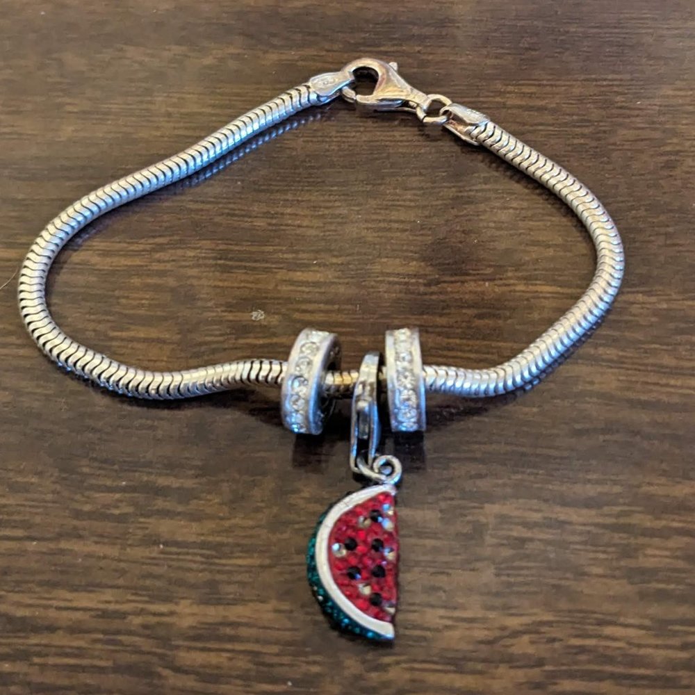 Pandora Watermelon Charm Bracelet